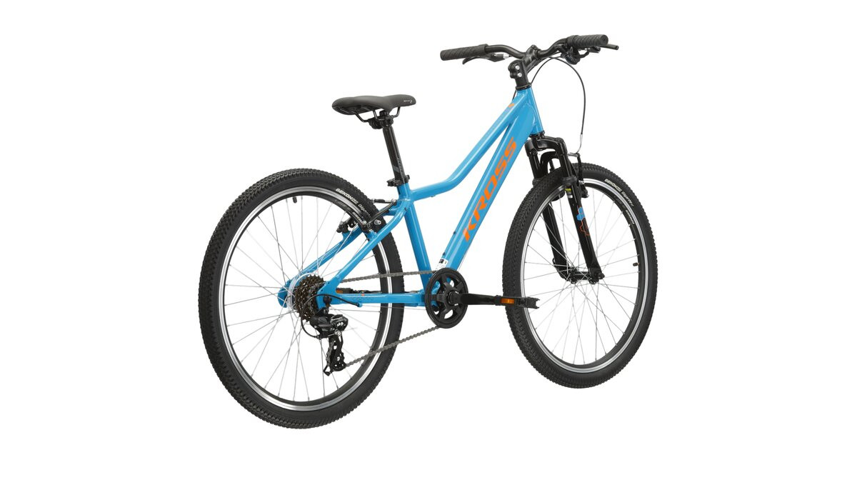 KROSS Hexagon JR 10 blu-ora g vaikiškas dviratis 24