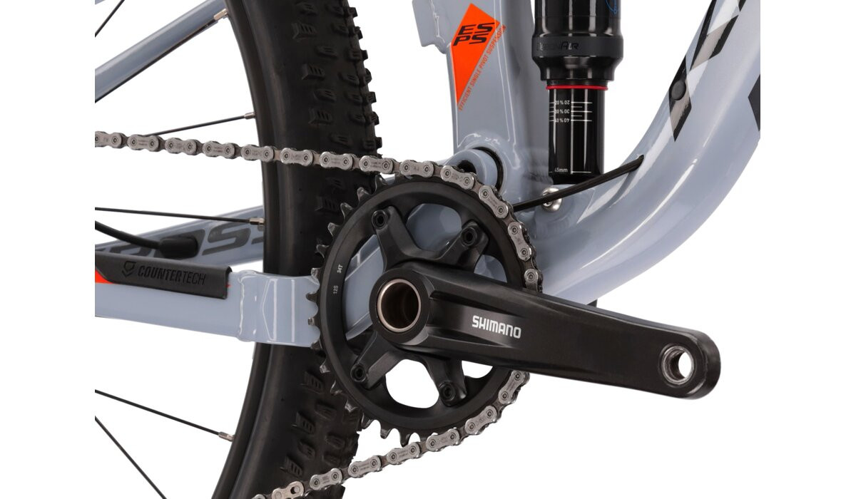 KROSS Earth 20 tur-bla-sil full suspension kalnų MTB dviratis 29