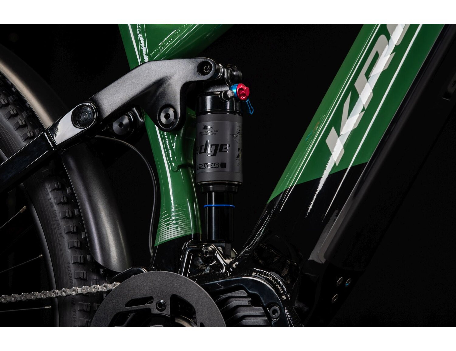 KROSS Grist Boost SUV 10 U 730 Wh gre-bla g elektrinis full suspension kalnų MTB dviratis