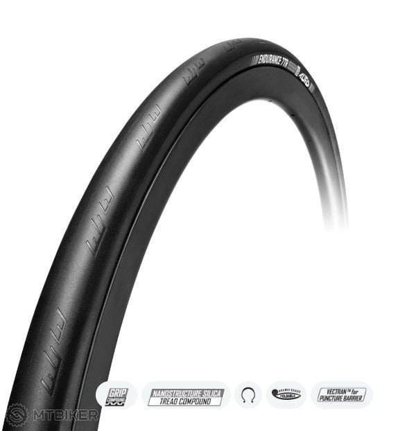 TUFO Endurance 7 TR 28-622/700x28C Black/Black Tubeless Folding padanga