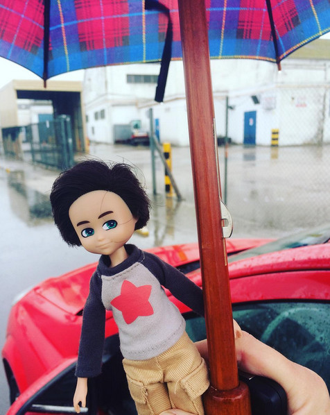 Lottie lėlė - Aitvarų gaudytojas berniukas Finas