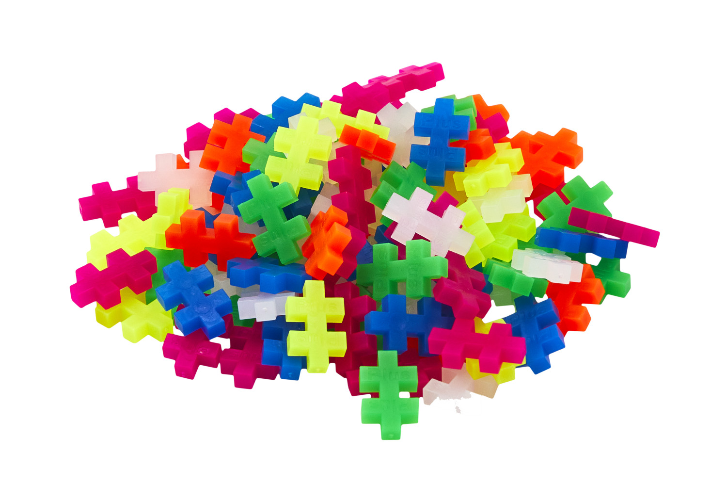 Plus Plus konstruktorius Mini neoninių spalvų 100 det