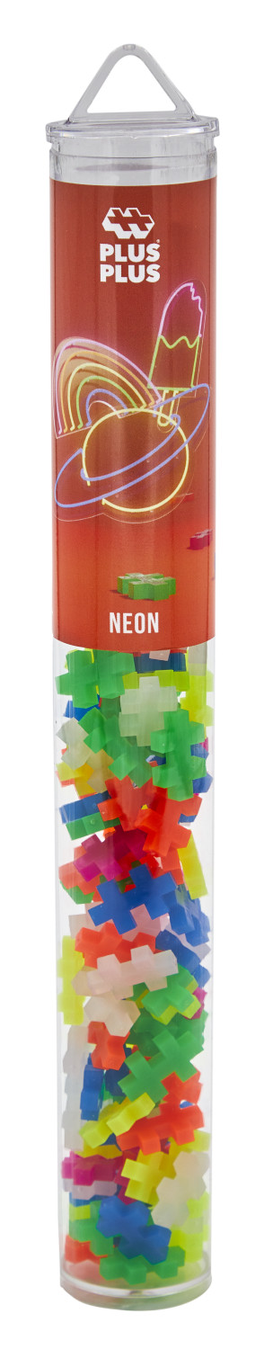 Plus Plus konstruktorius Mini neoninių spalvų 100 det