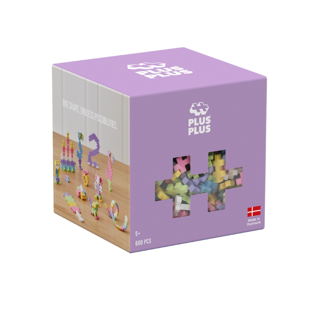 Plus Plus konstruktorius pastelinių spalvų 600 det