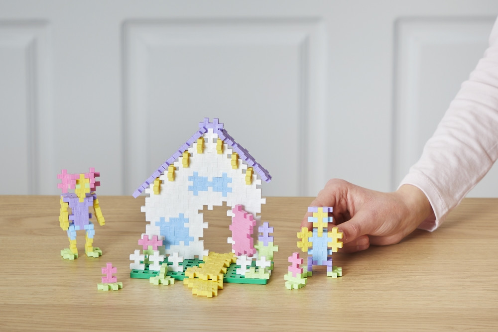 Plus Plus konstruktorius pastelinių spalvų 600 det