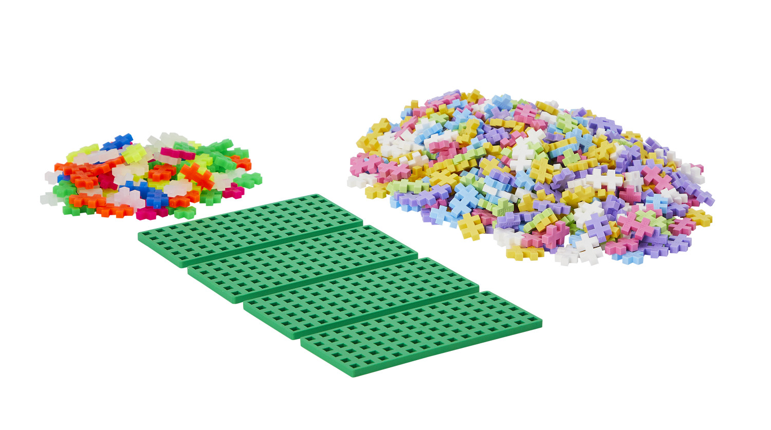 Plus Plus PRADŽIAMOKSLIS pastelinių-neoninių spalvų