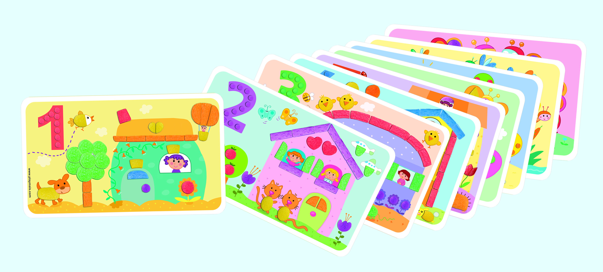 PlayMais žaidimas Smagu mokytis 500 Skaičiai