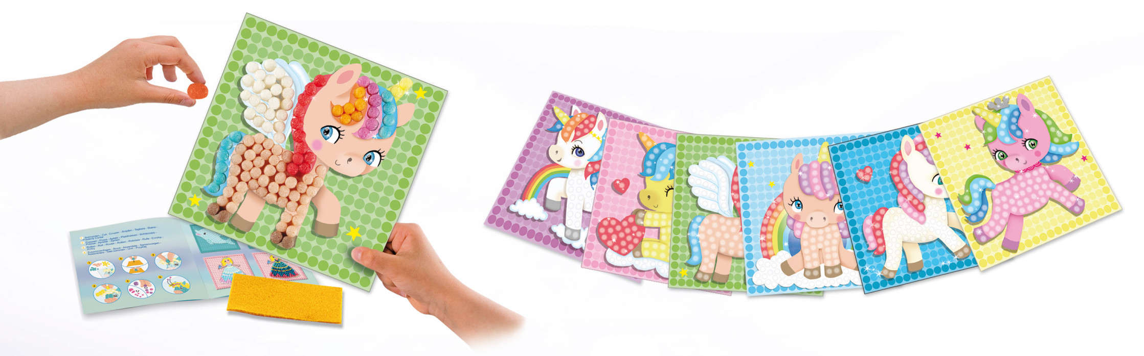 PlayMais žaidimas mozaika 2300 Vienaragis