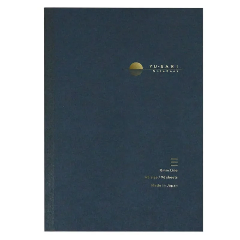 Užrašinė „YU-SARI” A5 linija 8mm-juoda NYN-A501-NU