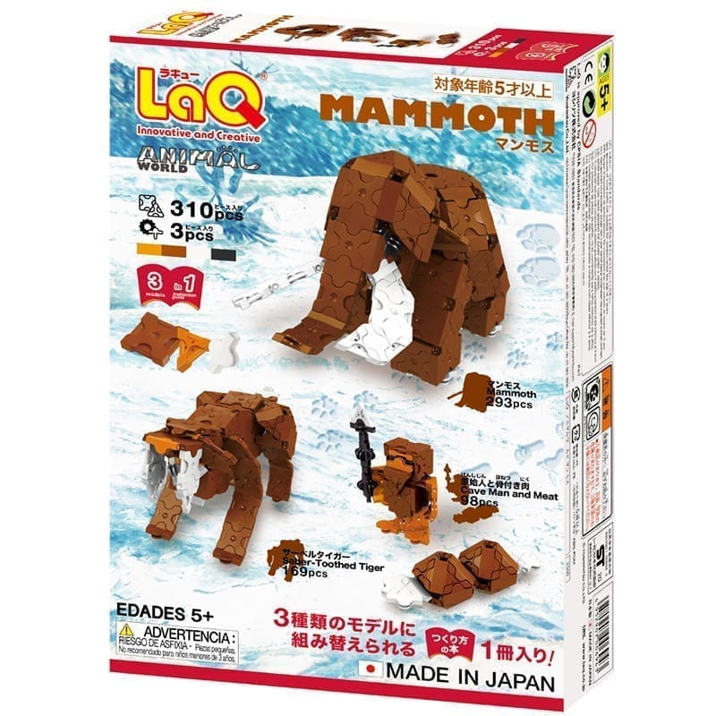 Konstruktorius LaQ „Animal World Mammoth”