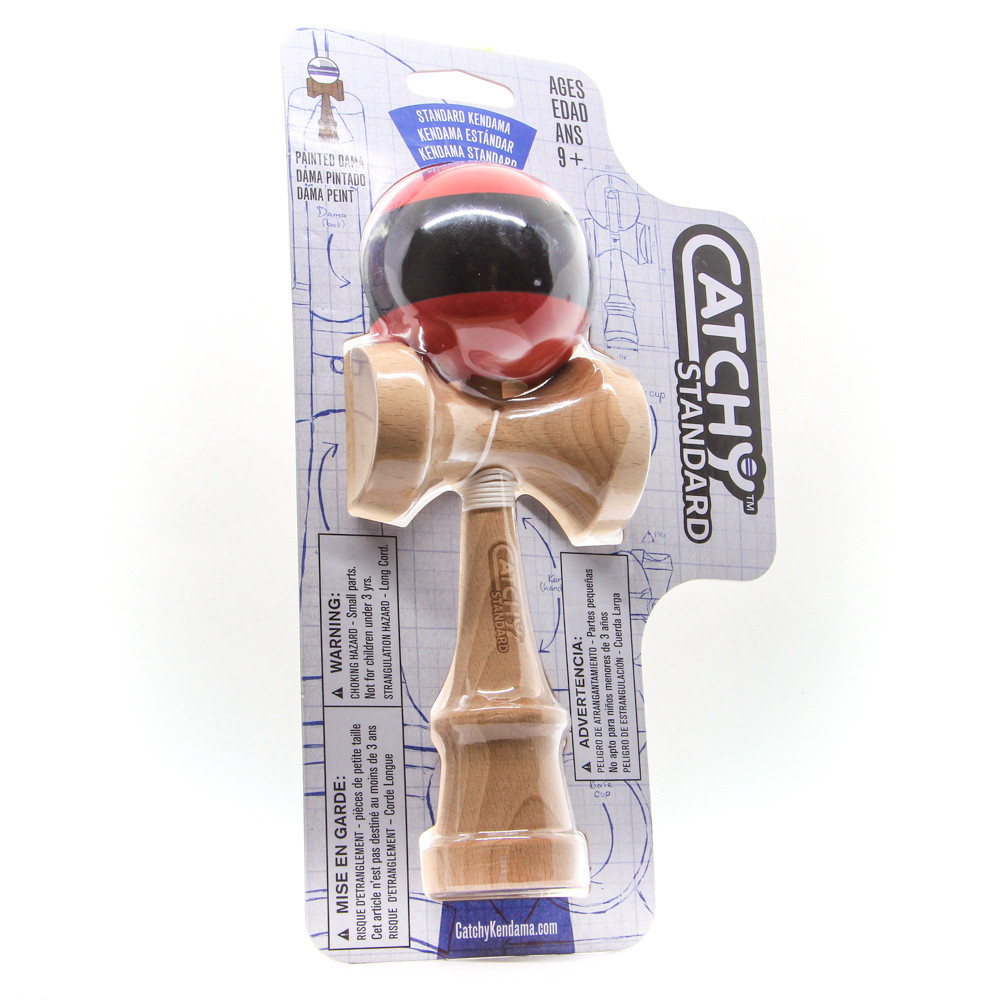 Kendama žaislas medinis/raudonas