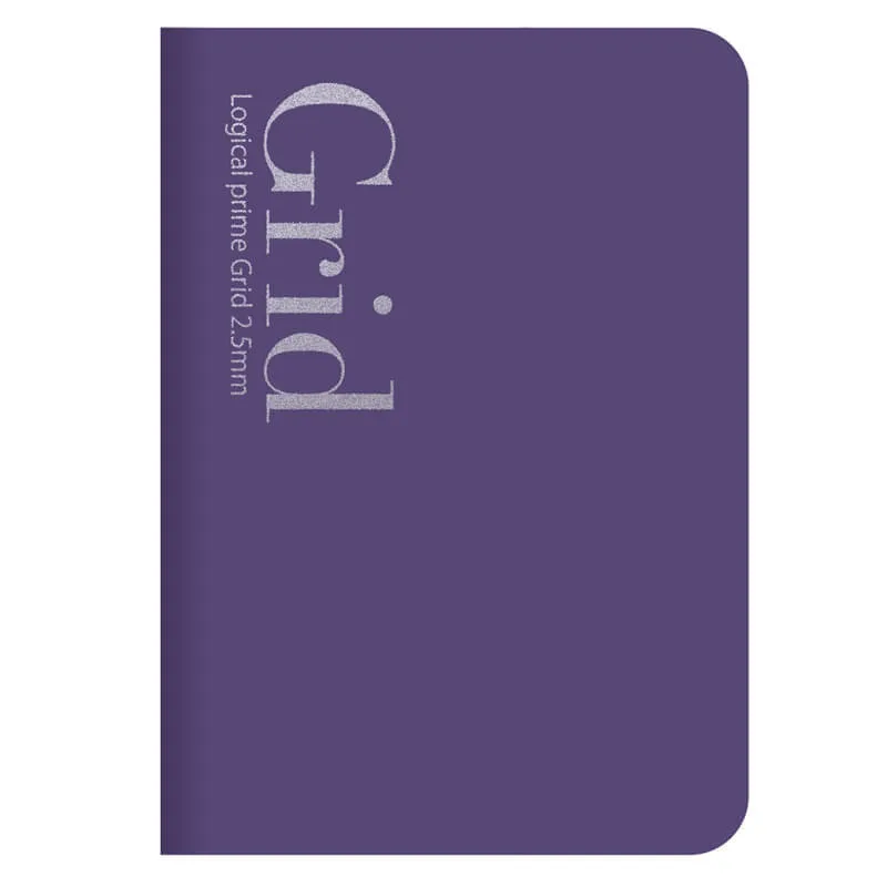 Užrašų knygelė „Logical Prime Grid” B6 langeliais 25 mm-alyvinė NB601-13