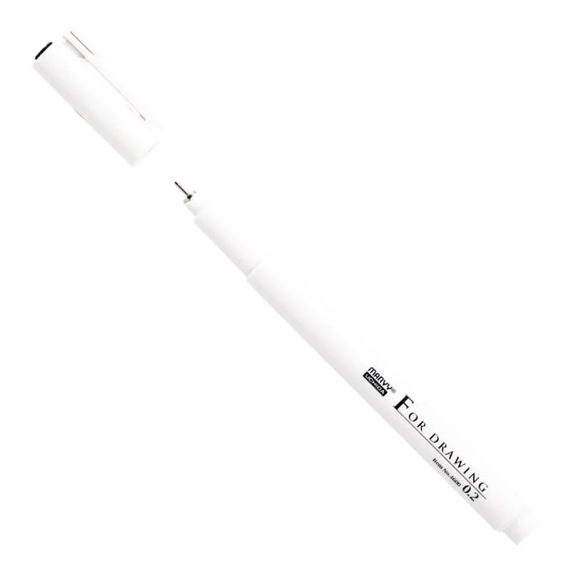 Grafinis rašiklis For Drawing 4600-16D Black 02 mm 1 vnt