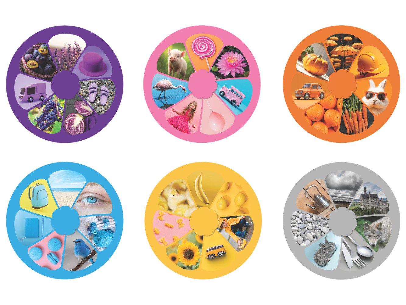 Lavinanti dėlionė COLOURS 3-6 metų vaikams