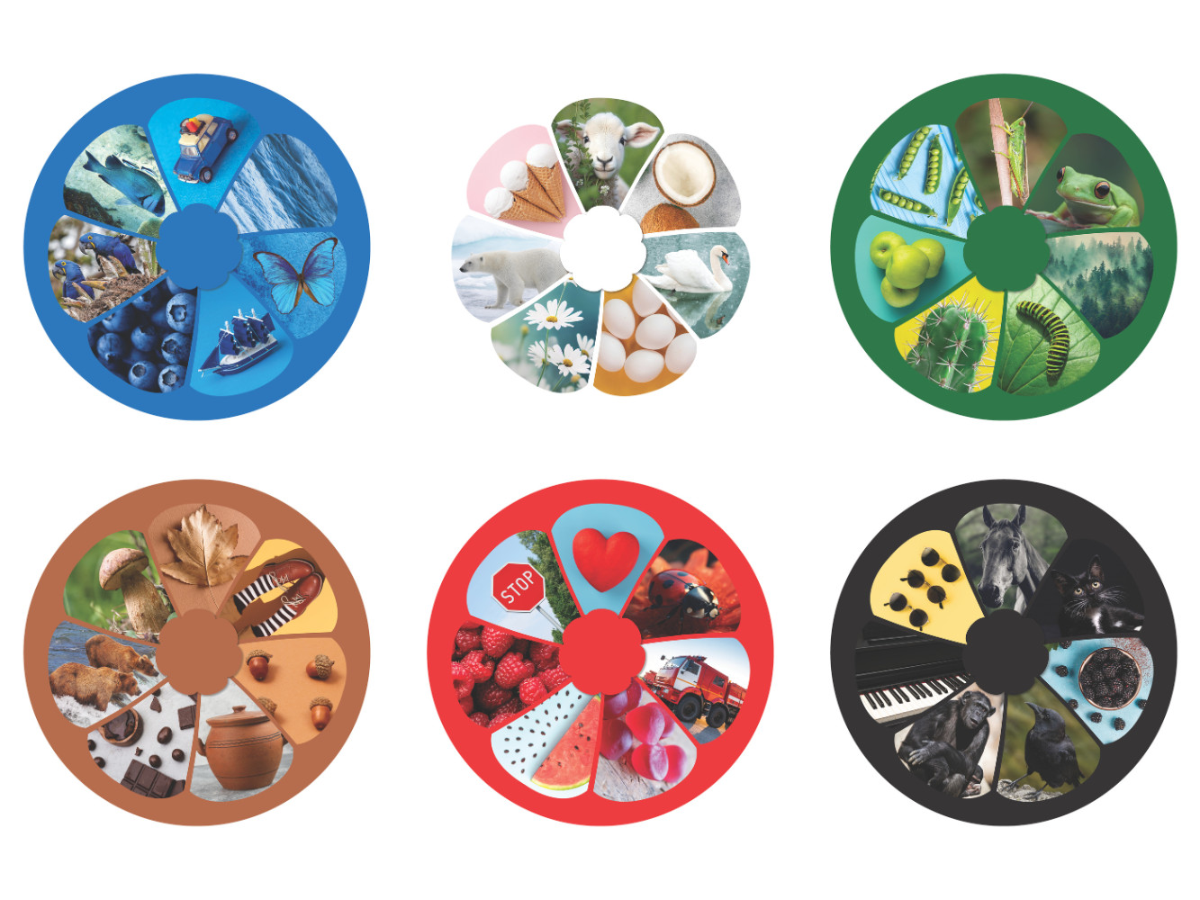 Lavinanti dėlionė COLOURS 3-6 metų vaikams