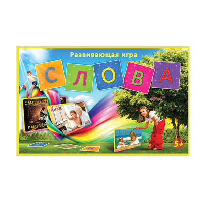 Lavinantis žaidimas Slova RUSŲ KALBA 3+
