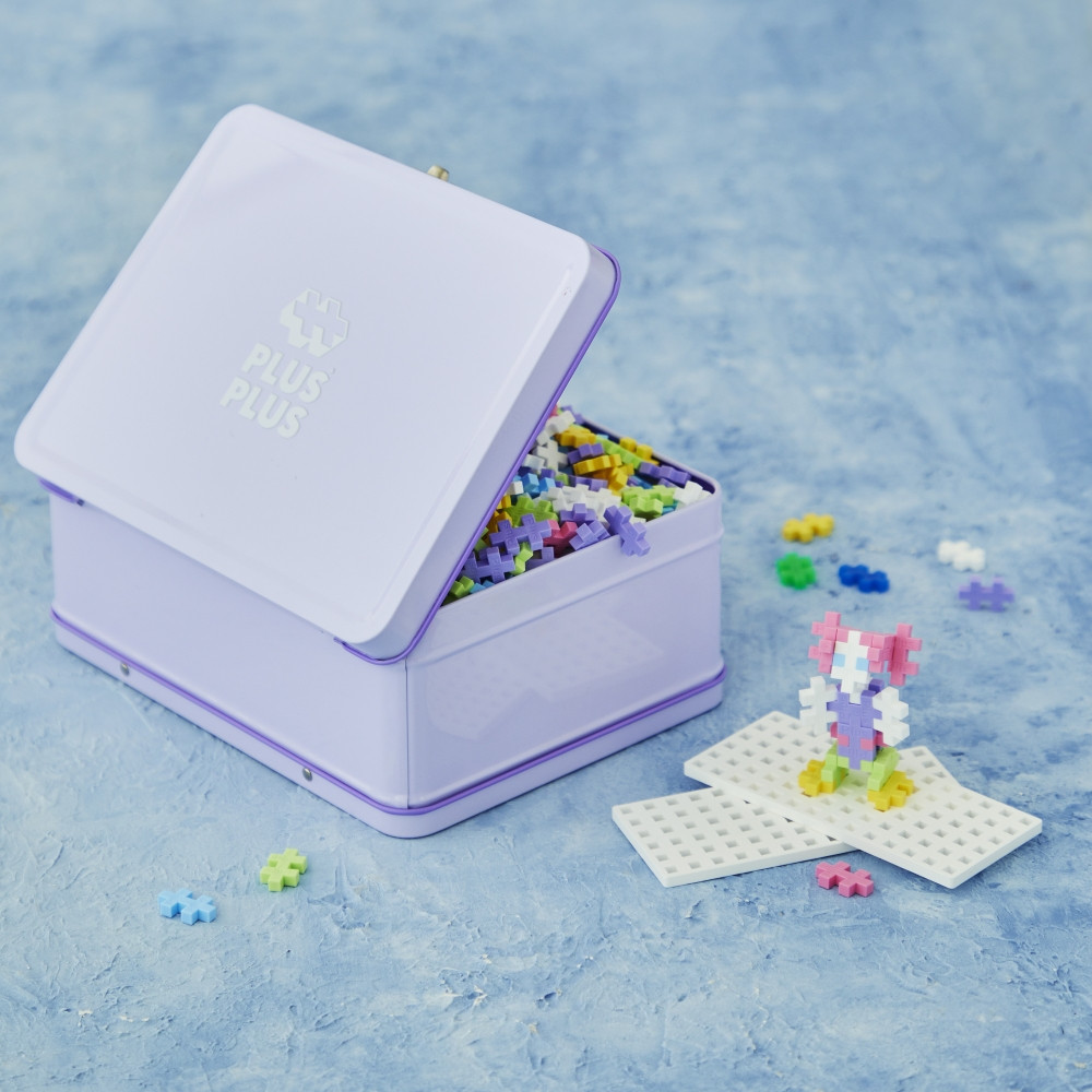 Plus Plus konstruktoriaus LAGAMINAS pastelinis metalinis