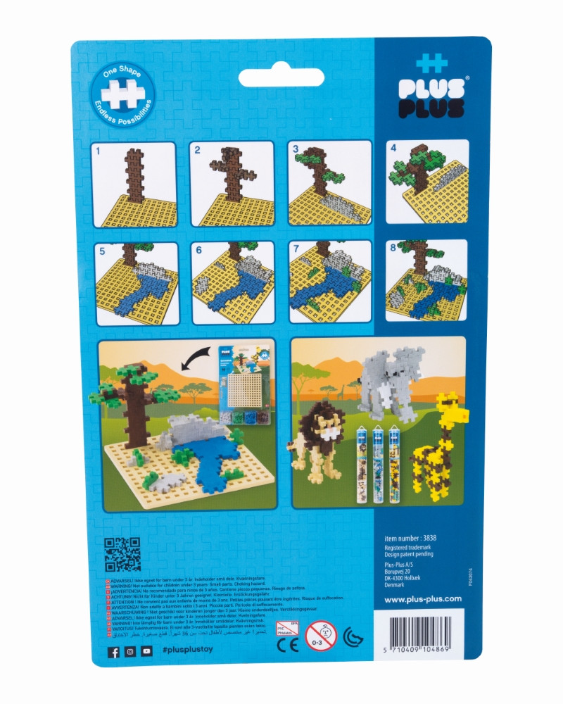 Plus Plus konstruktorius SAVANA + pagrindas