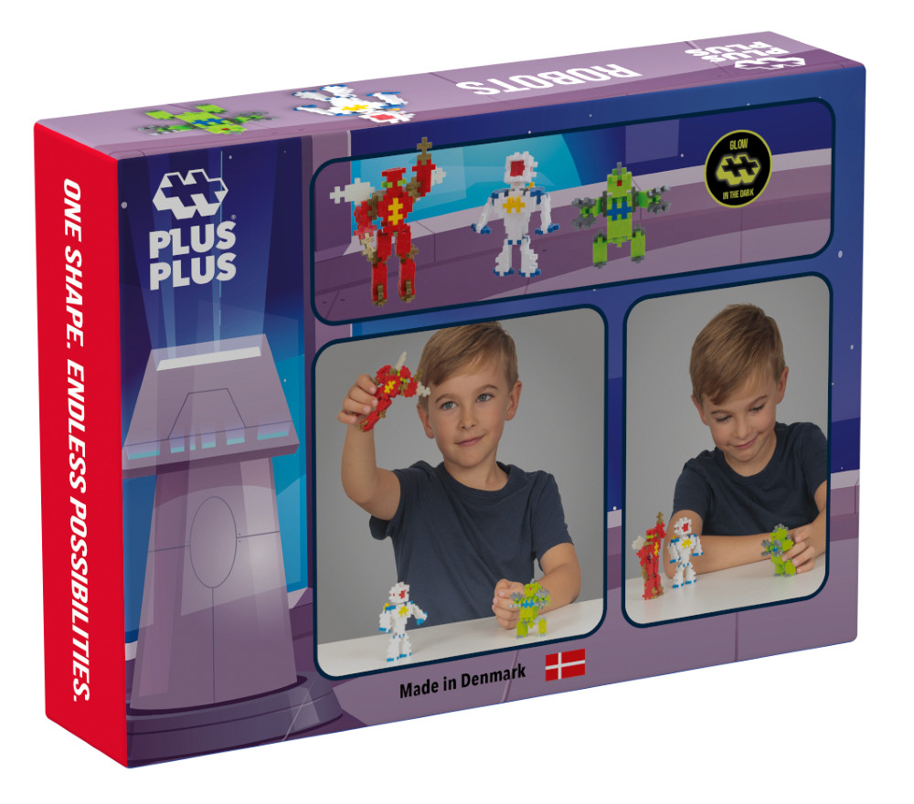 Plus Plus konstruktorius Robotai Mini neoninės 170