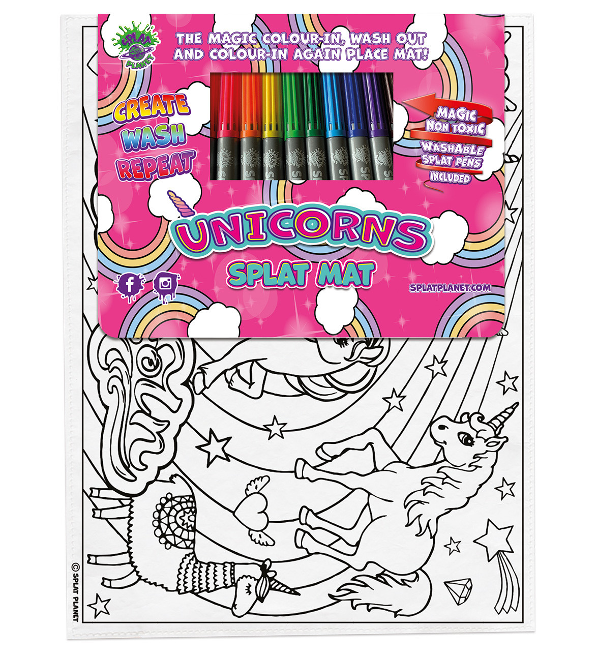 Spalvinimo kilimėlis VIENARAGIAI