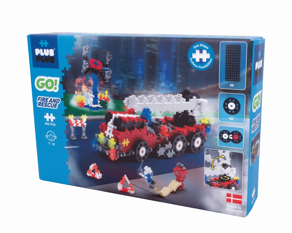 Plus Plus konstruktorius Ugniagesių komanda 500 det