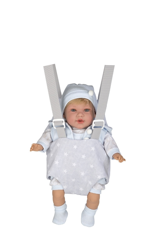 Kūdikio nešyklė su petnešomis pilka