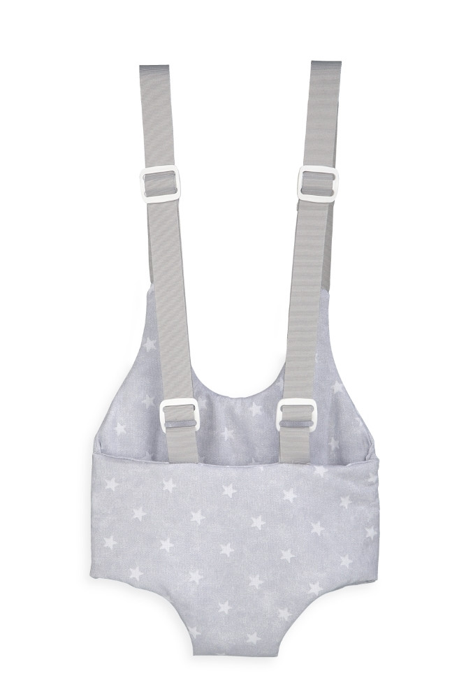 Kūdikio nešyklė su petnešomis pilka