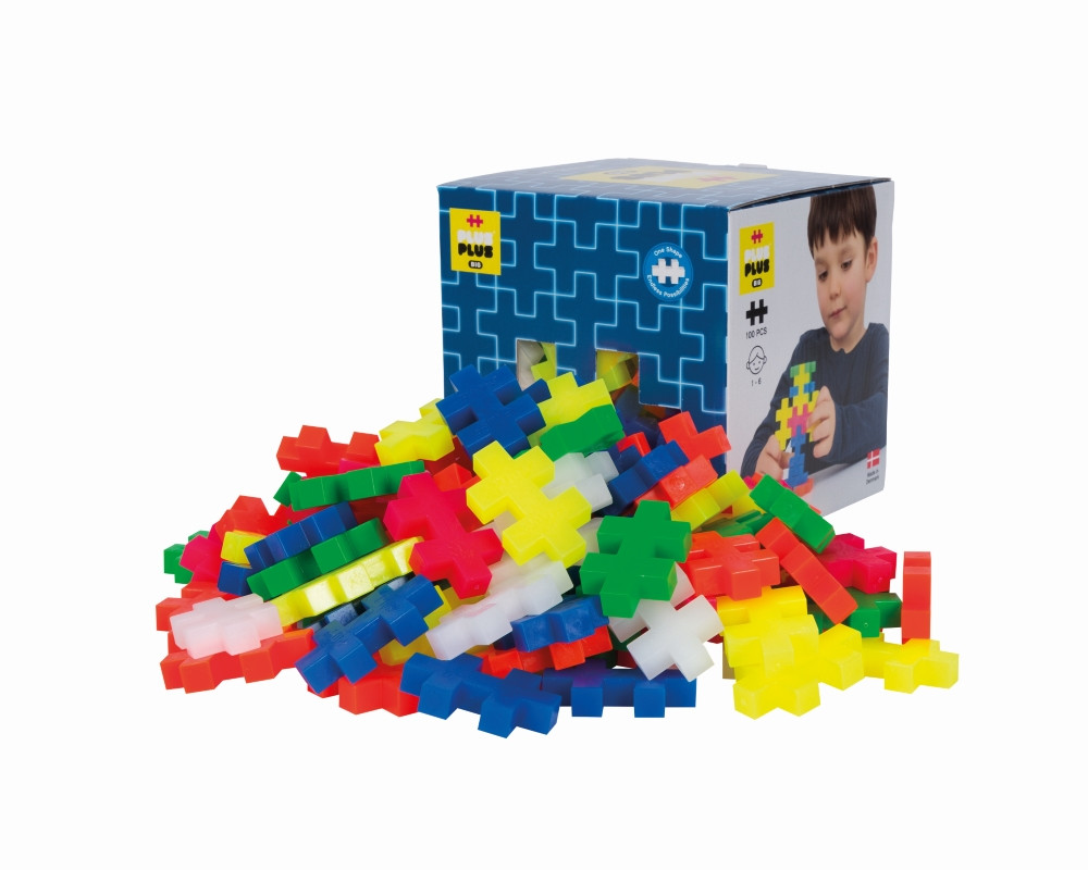 Plus Plus konstruktorius DIDELĖS neoninės 100