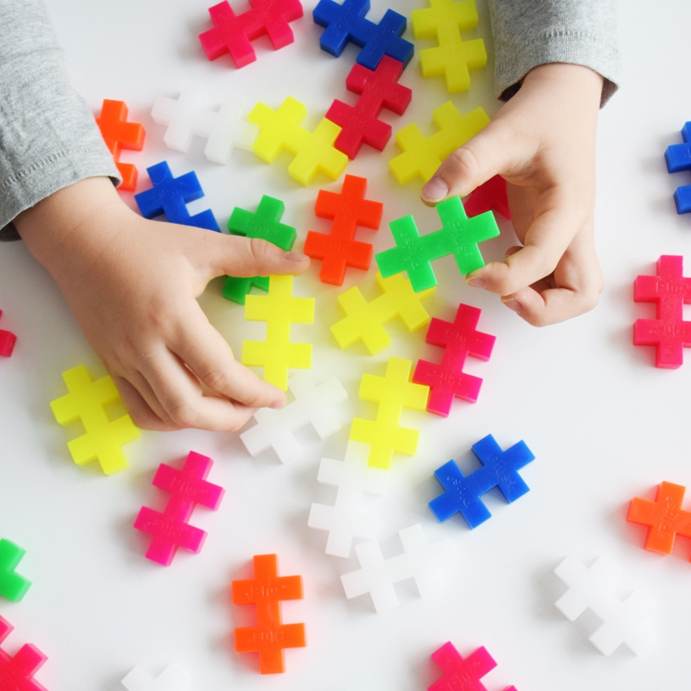 Plus Plus konstruktorius DIDELĖS neoninės 100