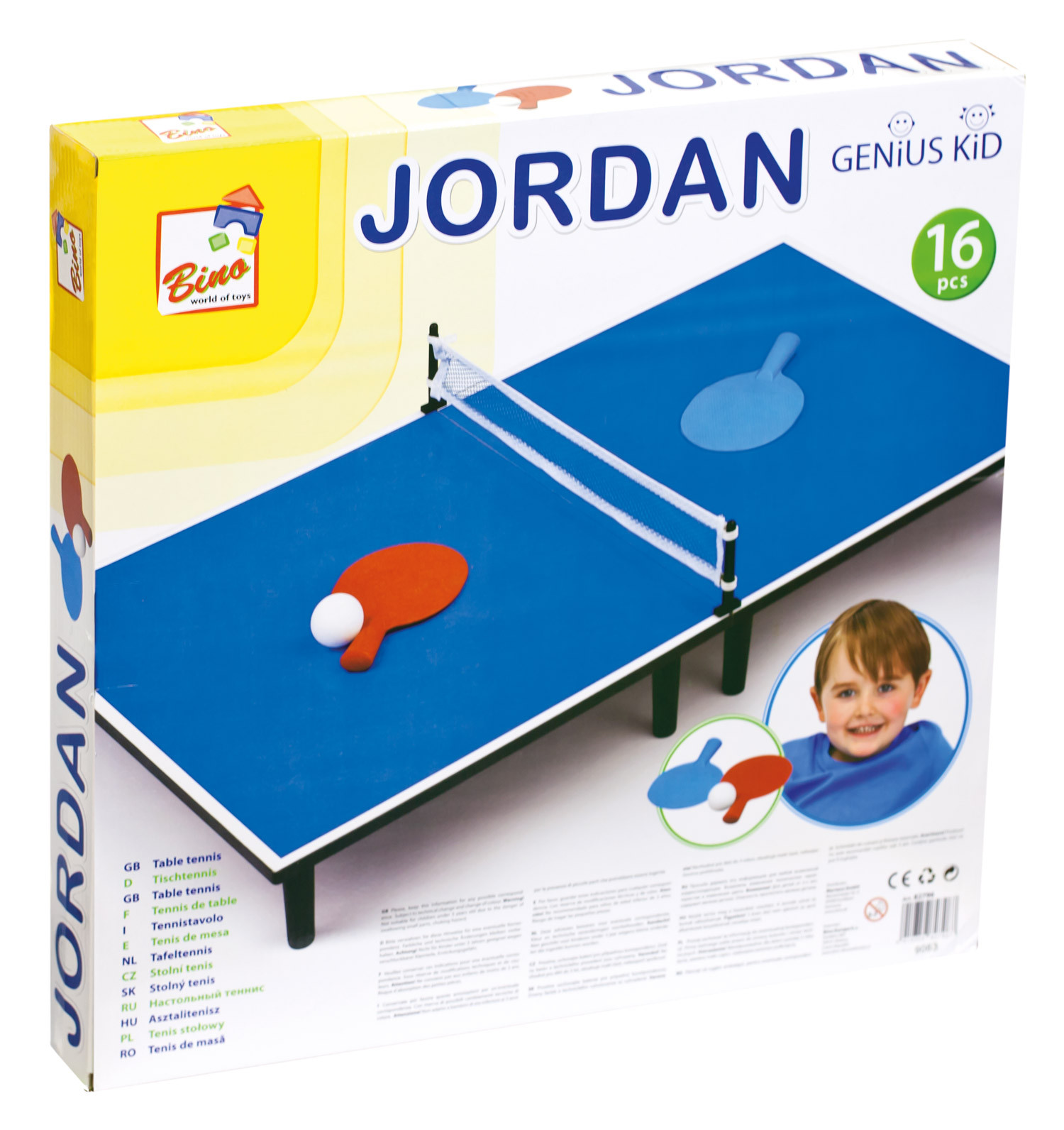 Bino stalo tenisas mėlynas