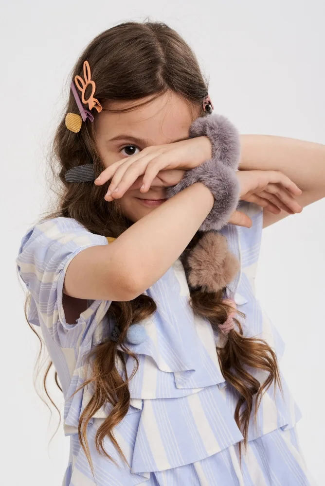 Plaukų gumytė Pūkuotas triušelis Nr 14