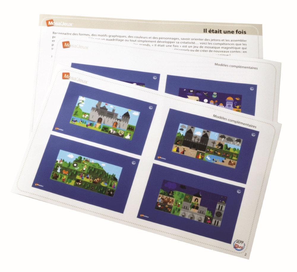 SEPP magnetinių mozaikų rinkinys Vieną kartą 6 vaikams