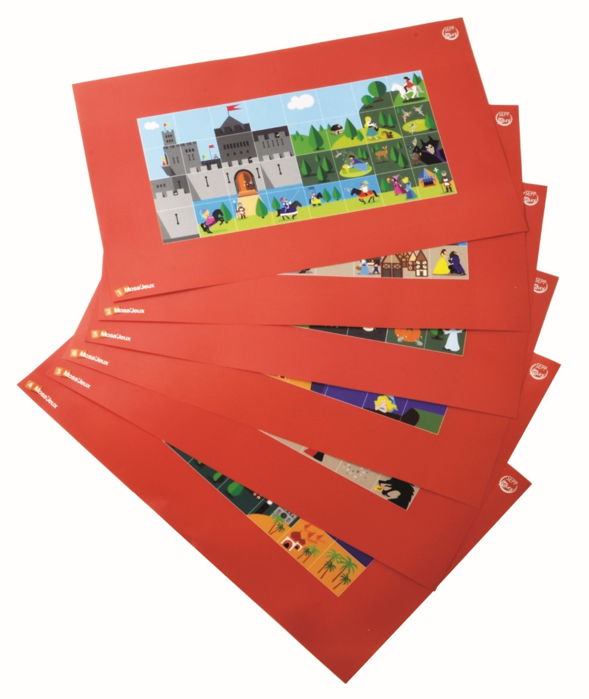 SEPP magnetinių mozaikų rinkinys Vieną kartą 6 vaikams