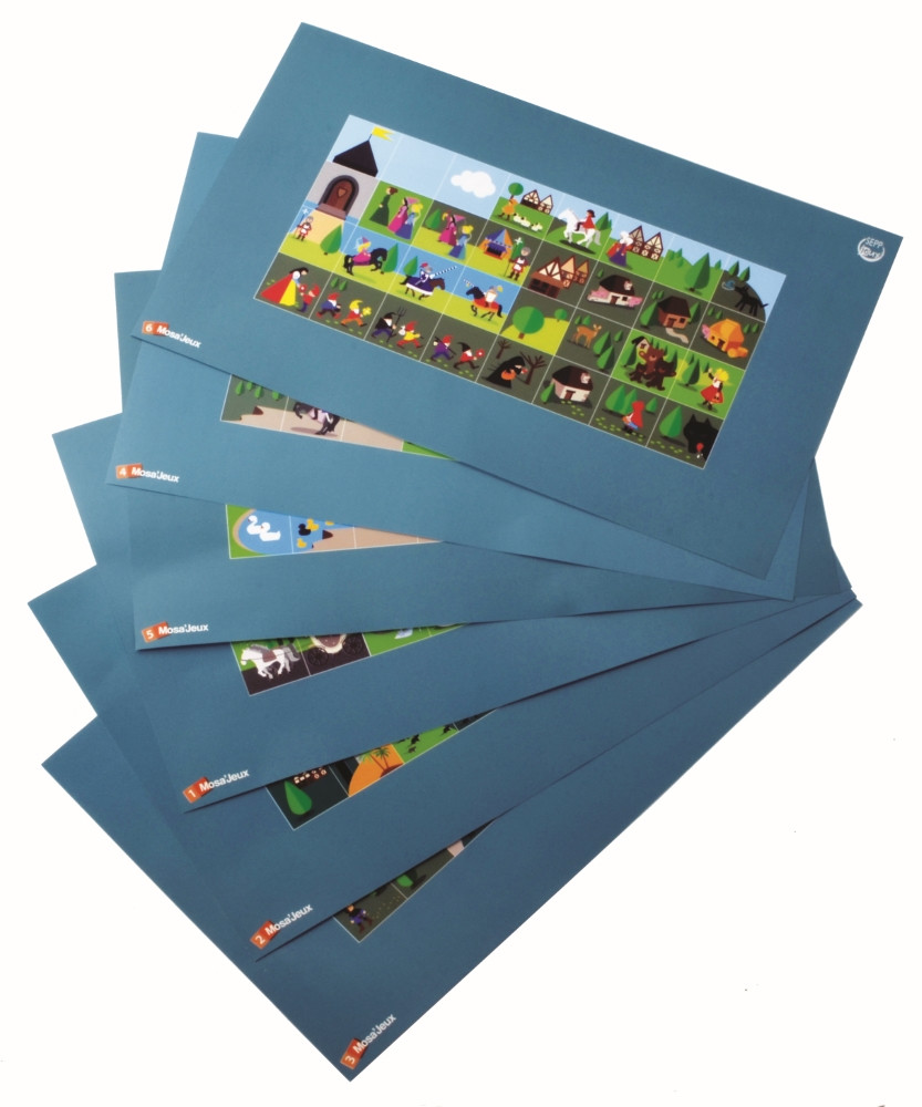 SEPP magnetinių mozaikų rinkinys Vieną kartą 6 vaikams