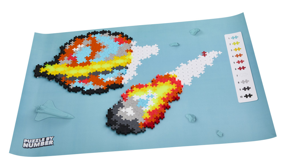 Plus Plus dėlionė pagal skaičius KOSMOSAS 500 det