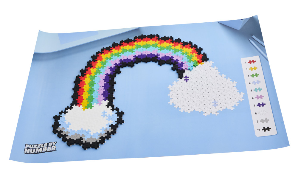 Plus Plus dėlionė pagal skaičius VAIVORYKŠTĖ 500 det