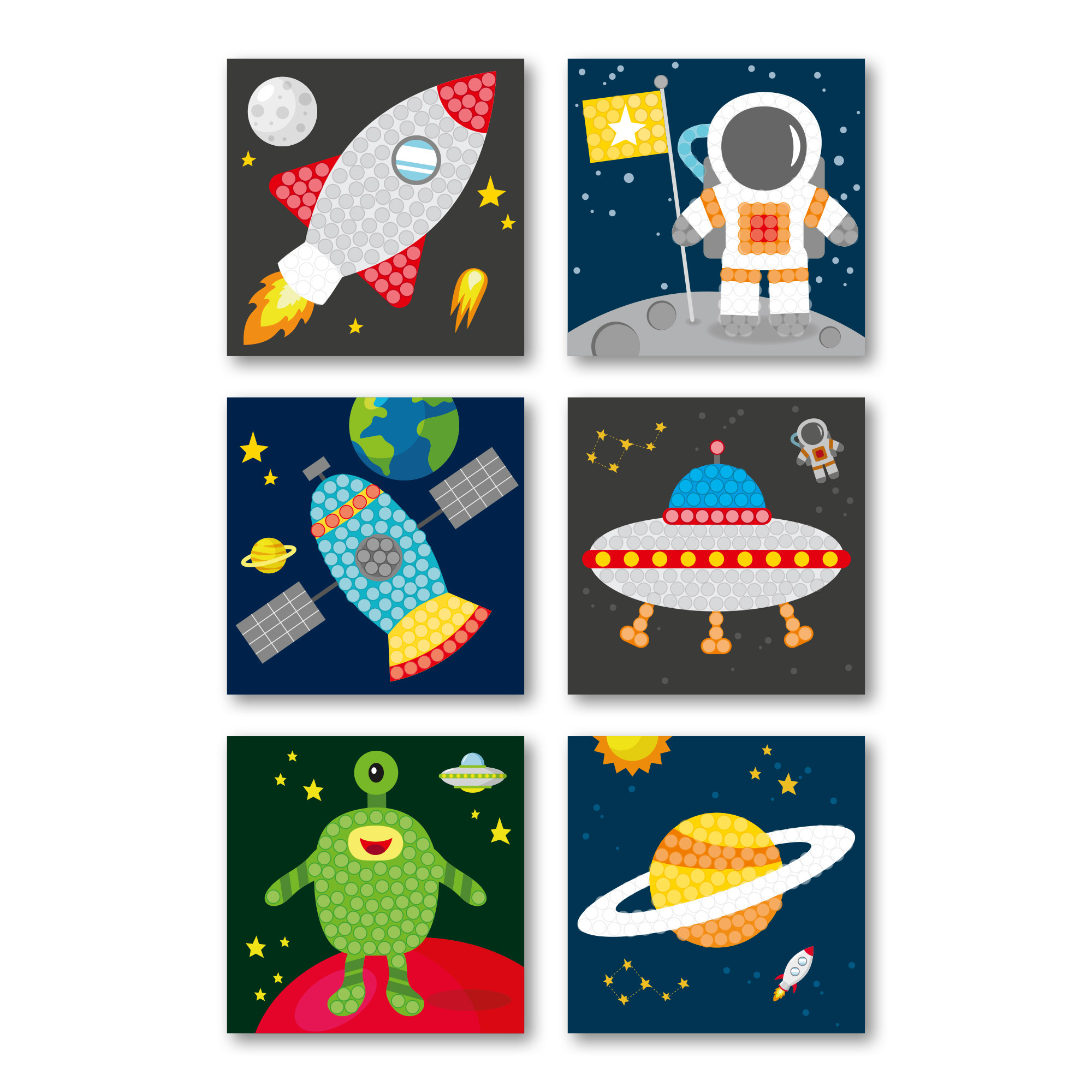 PlayMais žaidimas mozaika Kosmosas 2300