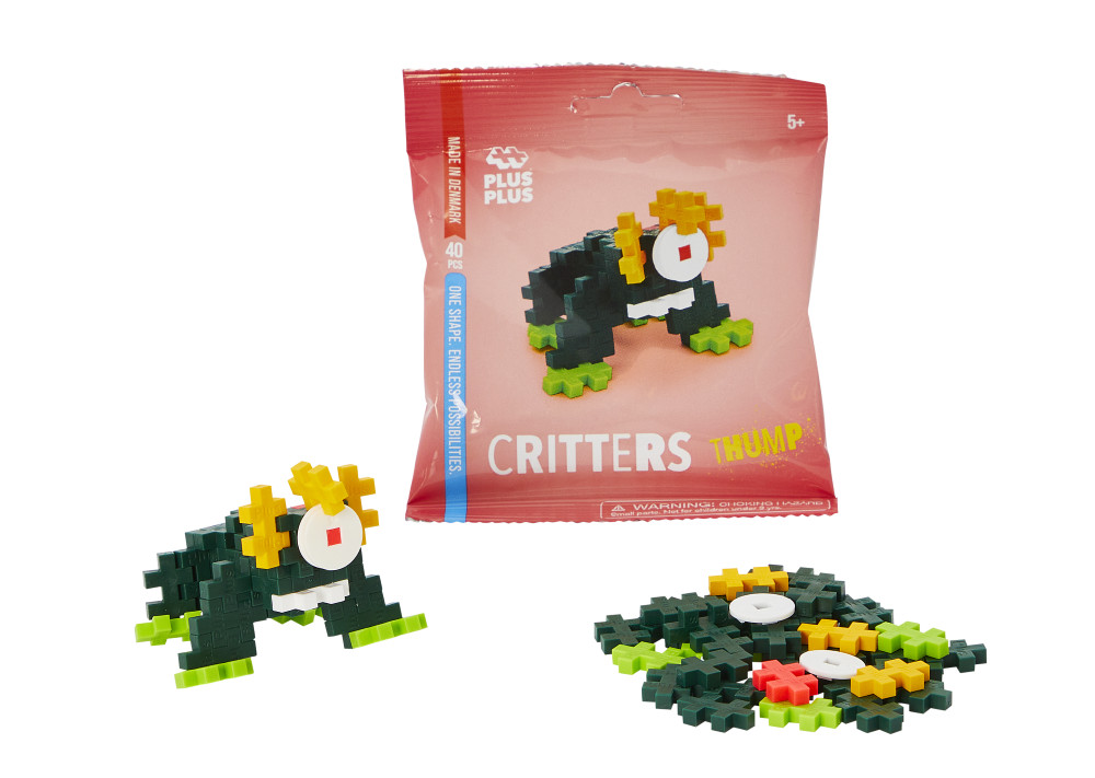 Plus Plus konstruktorius Monstriukas raudonas