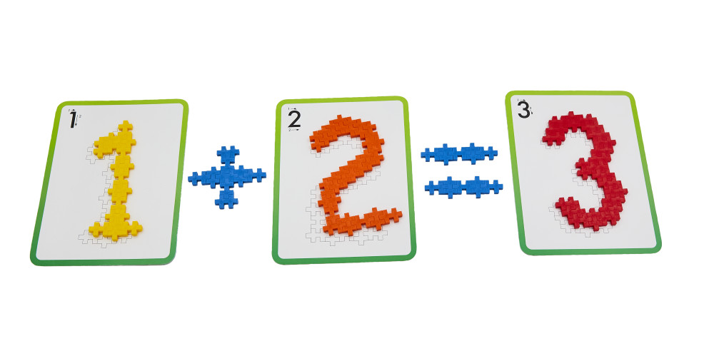 Plus Plus konstruktorius Mokausi ABC ir 123 600 det