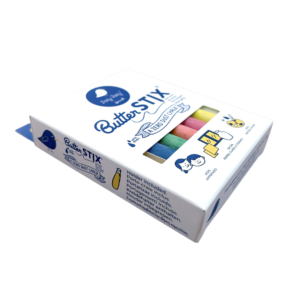 Jaq Jaq Bird kreidelės spalvotos su laikikliu