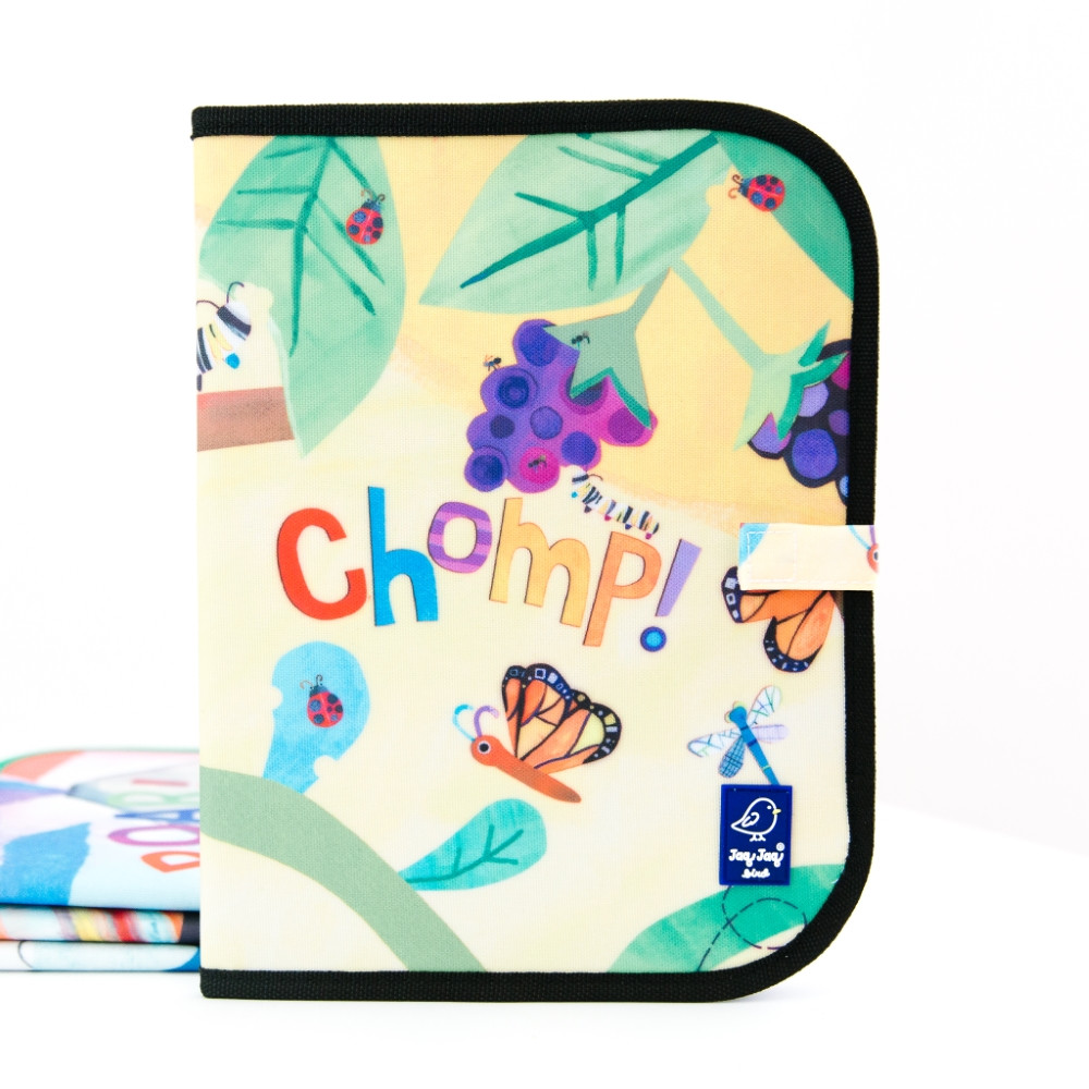 Jaq Jaq Bird piešimo padėklas su netepančiomis kreidelėmis Vabaliukai