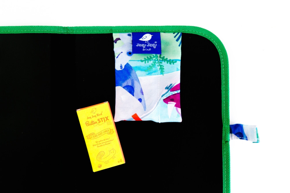 Jaq Jaq Bird piešimo padėklas su netepančiomis kreidelėmis Dinozauras