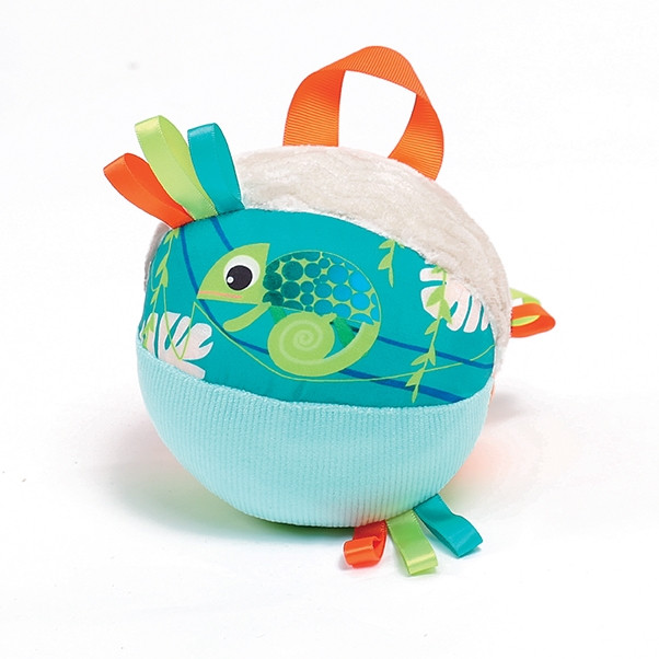 LUDI kūdikio kamuoliukas chameleonas