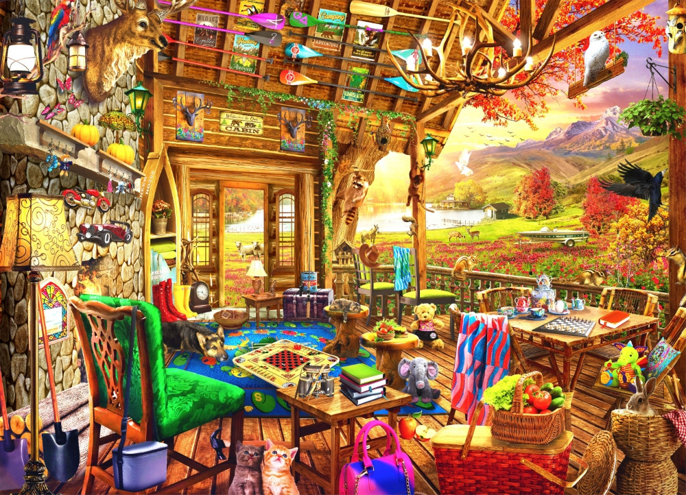 Brain Tree dėlionė Jauki veranda 1000 det