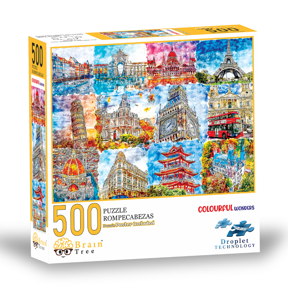 Brain Tree dėlionė Spalvoti stebuklai 500 det