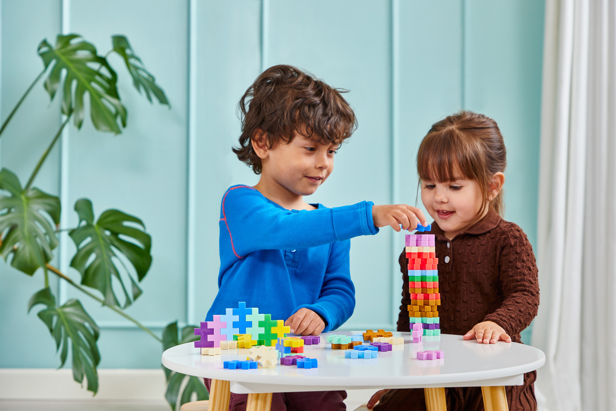 Plus Plus konstruktorius SPALVOS DIDELĖS detalės 60 det