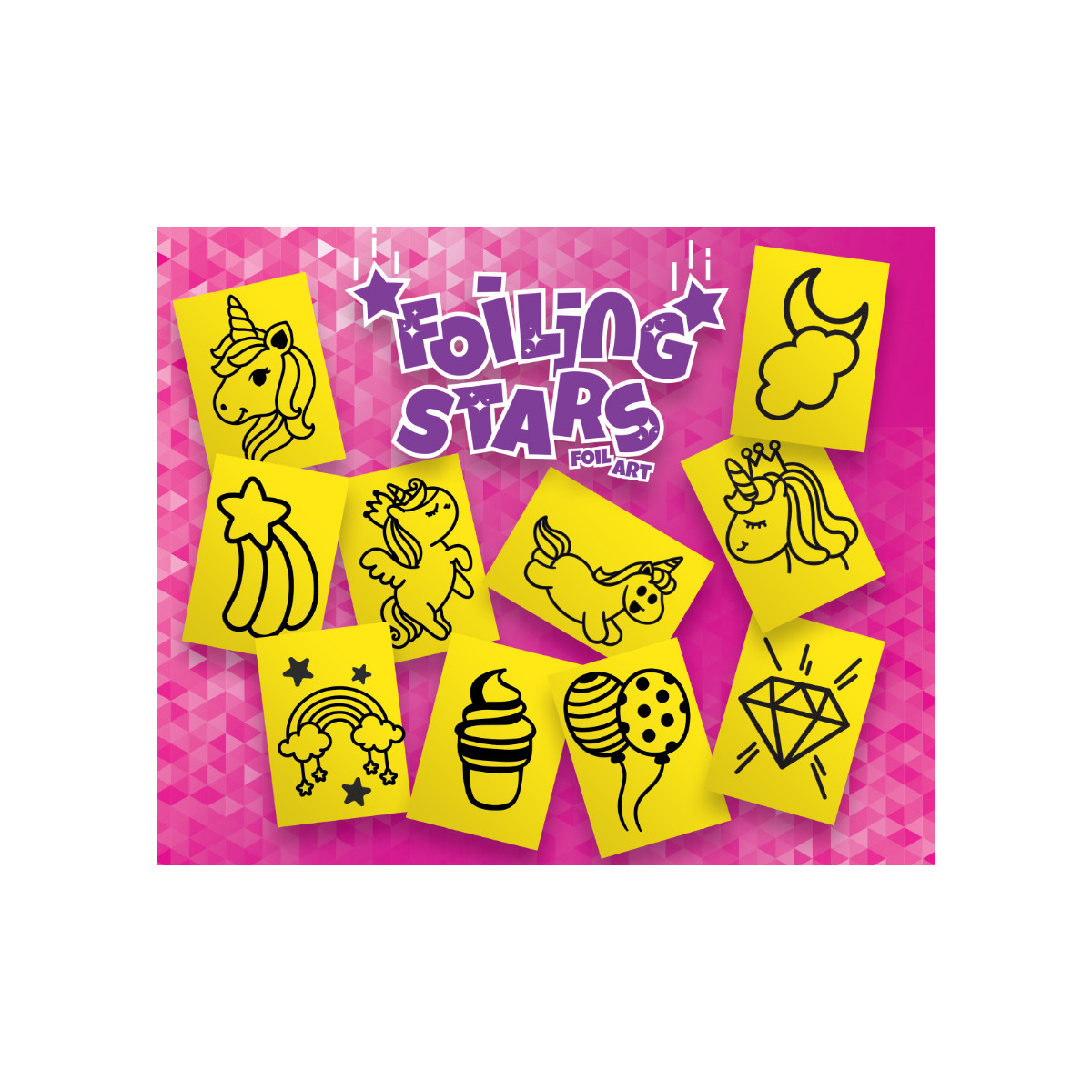 Red Castle kūrybinis rinkinys su folija Vienaragis