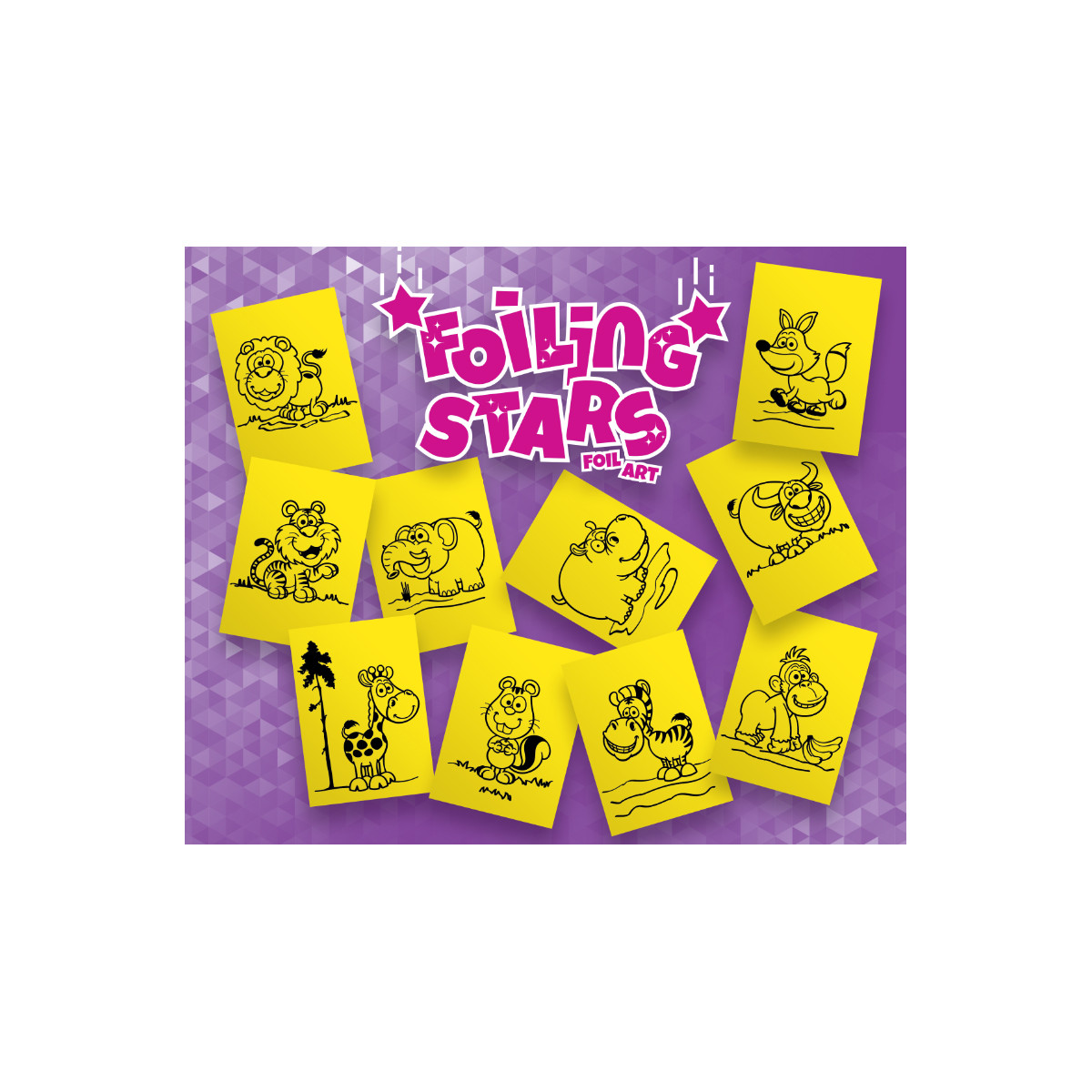 Red Castle kūrybinis rinkinys su folija Safari