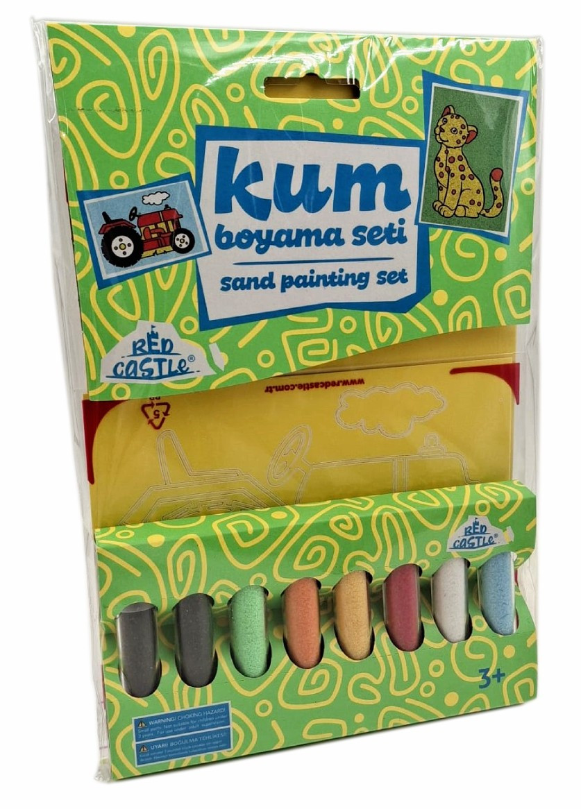 Red Castle kūrybinis smėlio rinkinys Tigras ir Traktorius