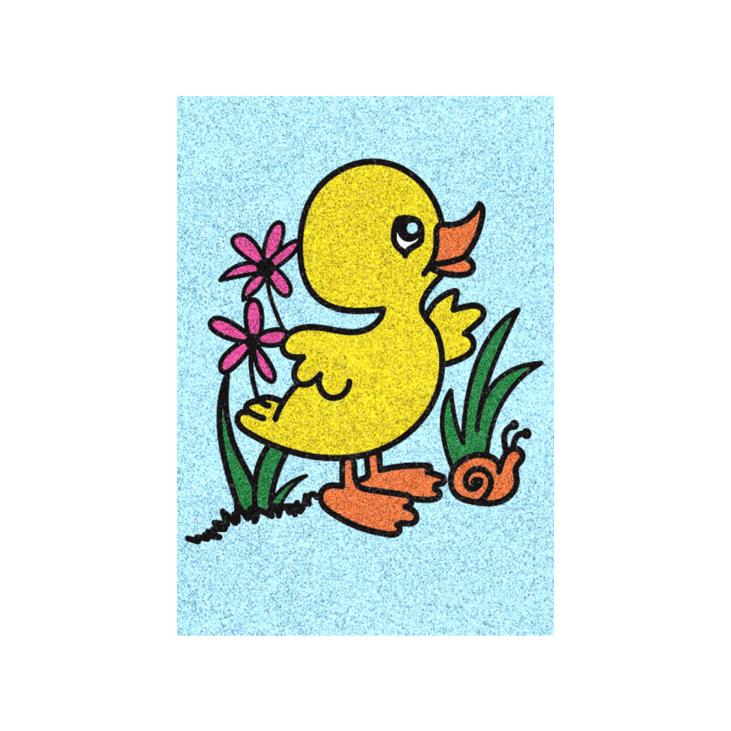 Red Castle kūrybinis smėlio rinkinys Drugelis ir Ančiukas